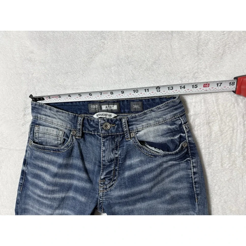 BKE Alec‎ Jeans Mens 27x32 Blue Medium Wash Straight Leg Denim